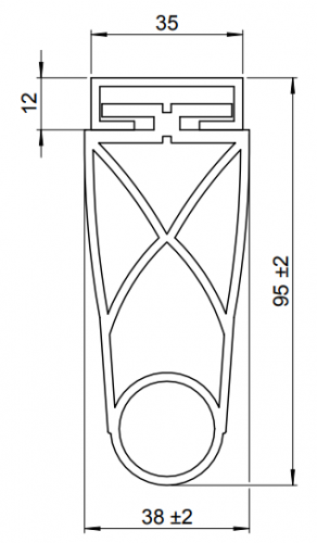 Schaltleiste HSC 95-35-01 T